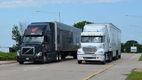 truck on the road